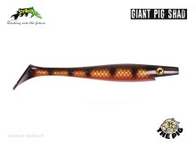 Strike Pro Giant Pig Shad - Black Okiboji Perch 144